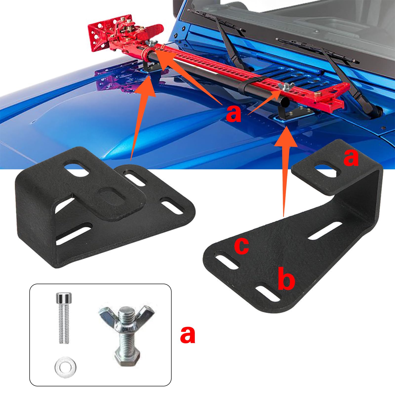 Jeep ラングラーTJ ハイリフトジャッキ　マウント Amazon.co.jp: Alavente ハイリフトジャッキマウントフッド